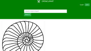 openclipart圖庫：Ammonite-資源代表圖