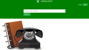 openclipart圖庫：phone-資源代表圖