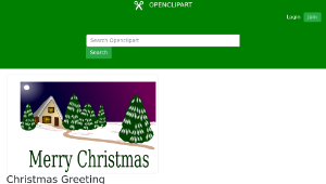 openclipart圖庫：Christmas Greeting-資源代表圖