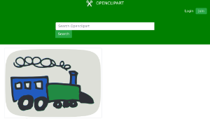 openclipart圖庫：toy train縮圖