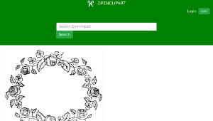 openclipart圖庫：Vintage Floral Frames縮圖