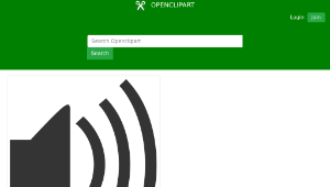 openclipart圖庫：Speaker Icon縮圖