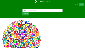 openclipart圖庫：Colorful Circle Fractal-資源代表圖