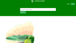 openclipart圖庫：lake-資源代表圖