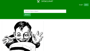 openclipart圖庫：Kid and Cake-資源代表圖