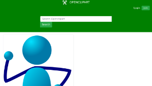 openclipart圖庫：Stickman縮圖