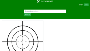 openclipart圖庫：Crosshairs-資源代表圖