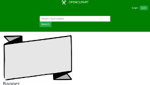 openclipart圖庫：Banner-資源代表圖