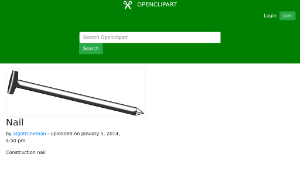 openclipart圖庫：Nail-資源代表圖