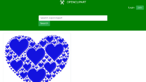 openclipart圖庫：Hearts In Heart Enhanced 2-資源代表圖