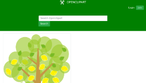 openclipart圖庫：lemon tree -資源代表圖