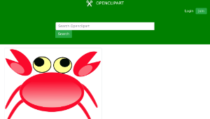openclipart圖庫：Red crab-資源代表圖
