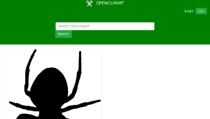 openclipart圖庫：Spider-資源代表圖