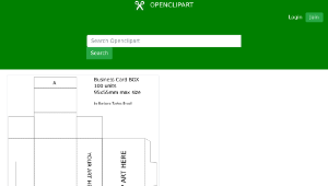 openclipart圖庫：Business Card Box縮圖