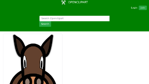 openclipart圖庫：Horse-資源代表圖
