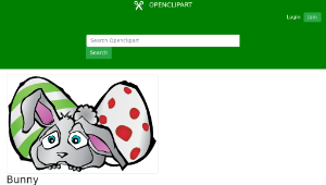 openclipart圖庫：Bunny縮圖