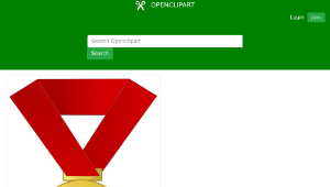 openclipart圖庫：Gold medal / award縮圖