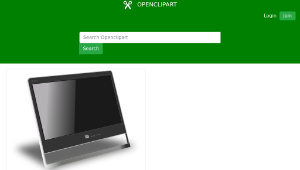 openclipart圖庫：generic-lcd-monitor縮圖