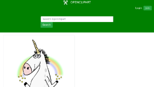 openclipart圖庫：Utopic Unicorn縮圖