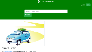 openclipart圖庫：travel car-資源代表圖