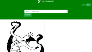 openclipart圖庫：Dancing Lady縮圖