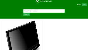 openclipart圖庫：Generic Gaming LCD - Black-資源代表圖