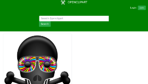 openclipart圖庫：Skull-資源代表圖