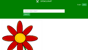 openclipart圖庫：red-flower縮圖