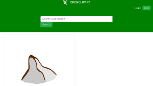 openclipart圖庫：RPG map symbols: mountain-資源代表圖