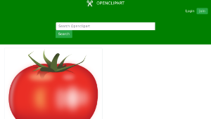 openclipart圖庫：Tomato by Rones縮圖