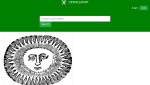 openclipart圖庫：oval sun縮圖