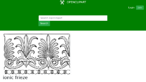openclipart圖庫：ionic frieze縮圖