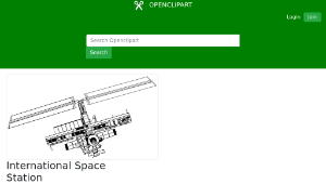 openclipart圖庫：International Space Station-資源代表圖