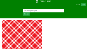 openclipart圖庫：Red Gingham Checkered Background-資源代表圖