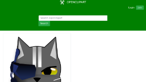 openclipart圖庫：Futuristic Cat-資源代表圖