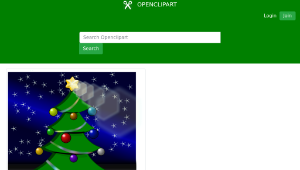 openclipart圖庫：Christmas tree recolored-資源代表圖