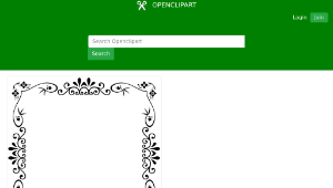 openclipart圖庫：Decorative Vintage Style Frame 19-資源代表圖