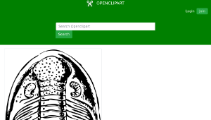 openclipart圖庫：trilobite