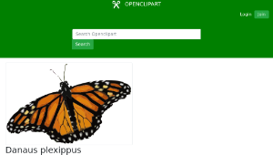 openclipart圖庫：Danaus plexippus-資源代表圖