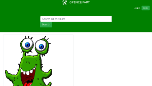 openclipart圖庫：Cute Monster-資源代表圖