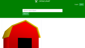 openclipart圖庫：Barn-資源代表圖