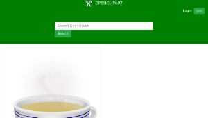 openclipart圖庫：Cup of Tea縮圖