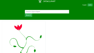 openclipart圖庫：Flower plant縮圖