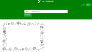 openclipart圖庫：Shell Frame - A4-資源代表圖