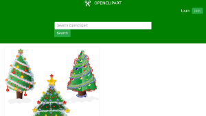openclipart圖庫：CHRISTMAS TREES-資源代表圖