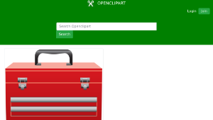openclipart圖庫：Red Toolbox-資源代表圖