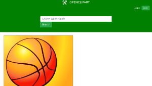 openclipart圖庫：Basketball-資源代表圖
