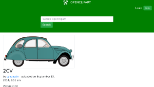 openclipart圖庫：2CV-資源代表圖