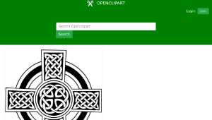 openclipart圖庫：Celtic Cross-資源代表圖