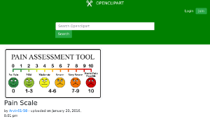openclipart圖庫：Pain Scale fixed縮圖